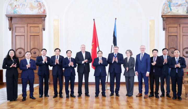 Thúc đẩy sớm thành lập Ủy ban hỗn hợp Việt Nam-Estonia về hợp tác kinh tế, khoa học công nghệ và đổi mới sáng tạo