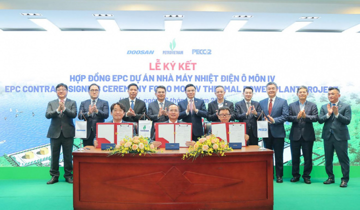 Ký kết hợp đồng EPC Dự án Nhà máy nhiệt điện Ô Môn IV: Bước tiến chiến lược của Petrovietnam trong phát triển năng lượng quốc gia