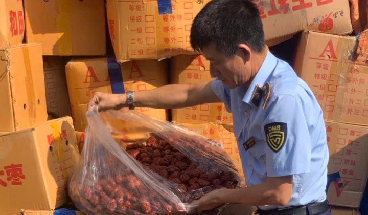 Phát hiện hơn 4 tấn táo đỏ nhập lậu không đảm bảo an toàn thực phẩm