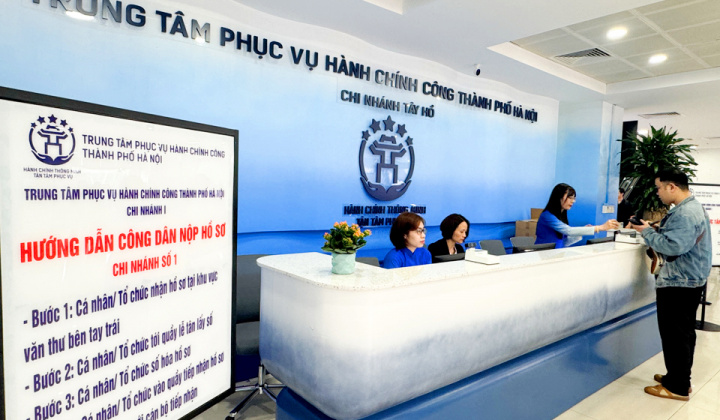 Hà Nội: Địa chỉ điểm phục vụ hành chính công của 126 xã/phường