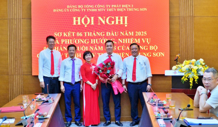 Nửa đầu năm 2025 Thủy điện Trung Sơn hoàn thành xuất sắc các chỉ tiêu được giao