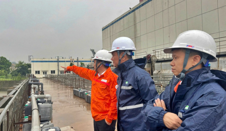 EVNGENCO2 kiểm tra công tác phòng chống bão tại Nhiệt điện Hải Phòng