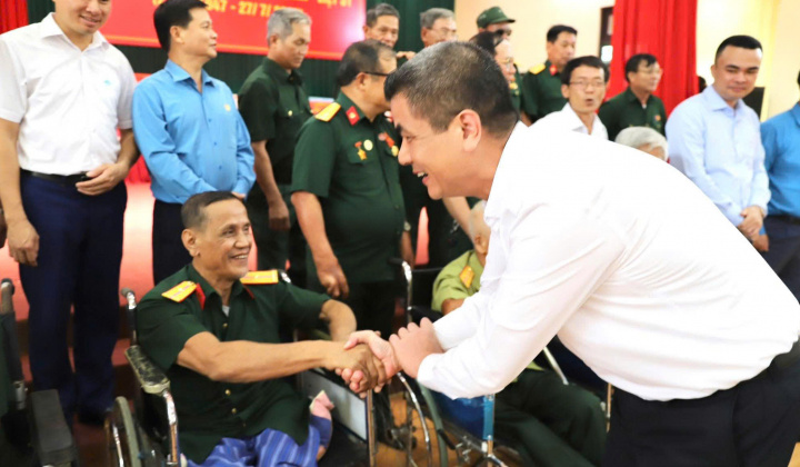 Supe Lâm Thao tri ân thương, bệnh binh tại Trung tâm Điều dưỡng Người có công tỉnh Phú Thọ