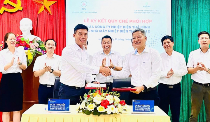 Hai nhà máy Nhiệt điện Thái Bình bắt tay hợp tác toàn diện