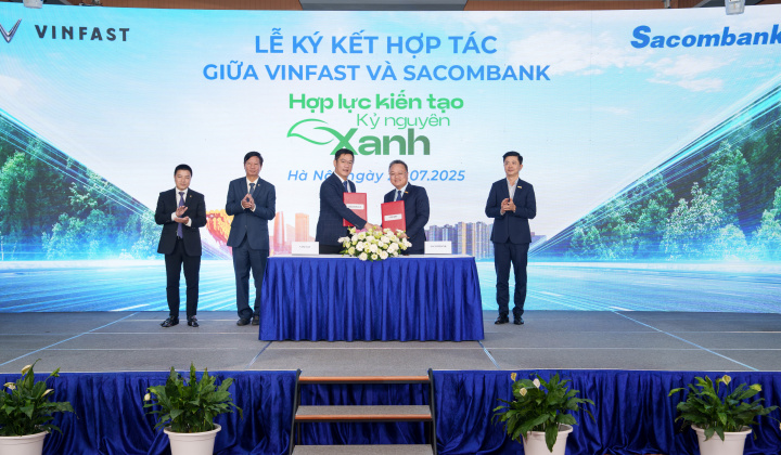 Ngân hàng Sacombank: Sở hữu ngay xe điện Vinfast với lãi suất cho vay hấp dẫn