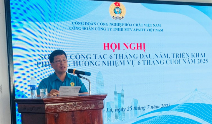 Công đoàn Công ty Apatit Việt Nam: Gắn bó, đồng hành vì người lao động