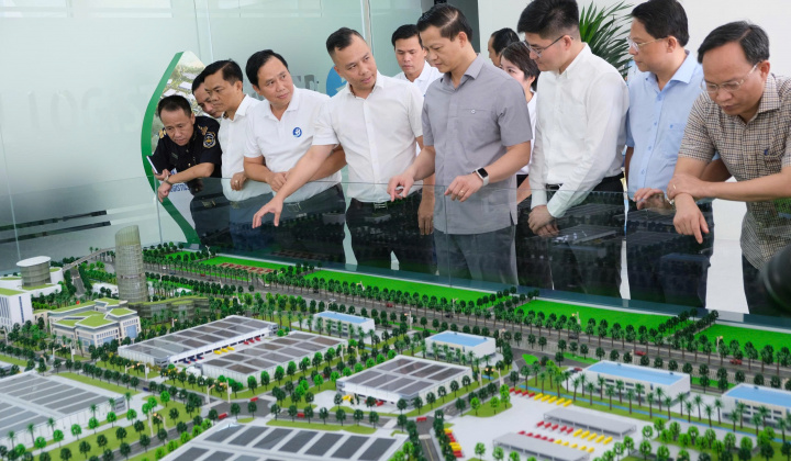 Chủ tịch tỉnh Bắc Ninh thăm và chỉ đạo phát triển Trung tâm Logistics Quốc tế Bắc Giang