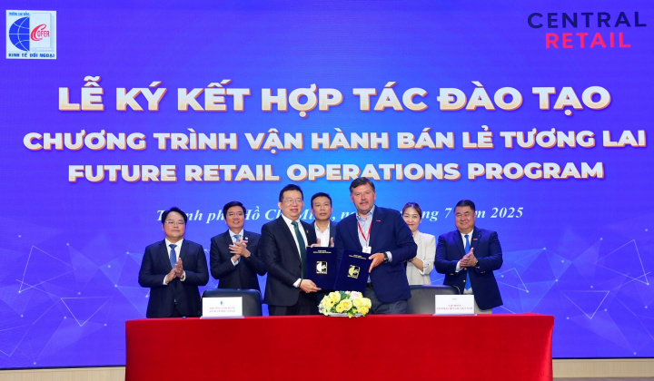 Central Retail Việt Nam và trường Cao đẳng Kinh tế Đối ngoại ký kết thỏa thuận hợp tác đào tạo nhân lực ngành bán lẻ