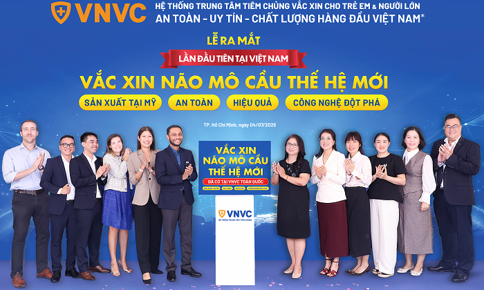 Hệ thống Tiêm chủng VNVC ra mắt vaccine thế hệ mới phòng bệnh não mô cầu có nguy cơ tử vong cao