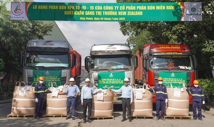 Phân bón Miền Nam chinh phục thị trường New Zealand