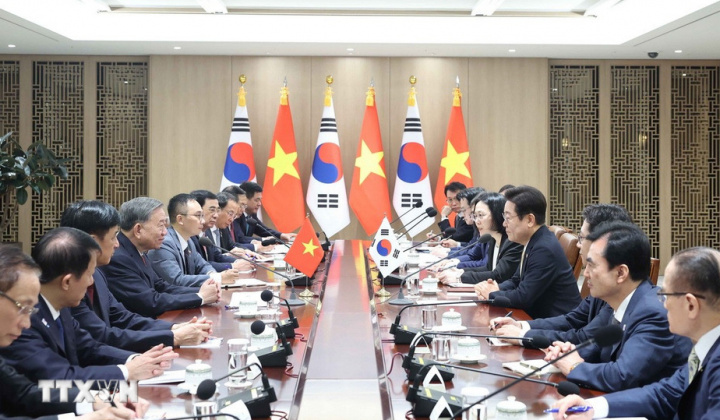 Tổng Bí thư Tô Lâm và Tổng thống Hàn Quốc thống nhất một số định hướng lớn thúc đẩy quan hệ song phương