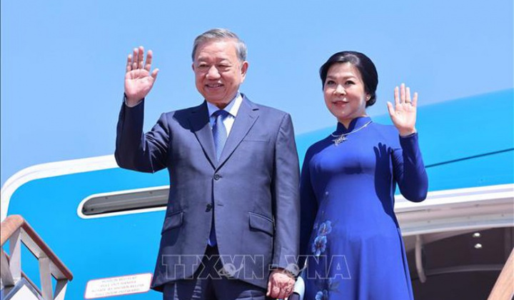 Tổng Bí thư Tô Lâm và Phu nhân bắt đầu thăm cấp Nhà nước Đại Hàn Dân Quốc