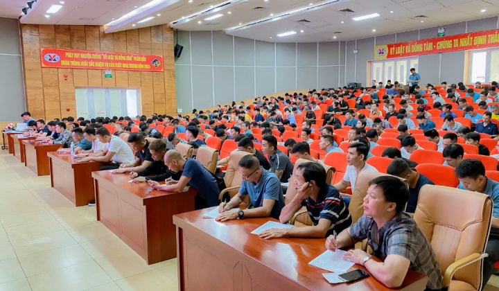 Than Thống Nhất: Hơn 600 lao động tham gia khóa huấn luyện an toàn vệ sinh lao động