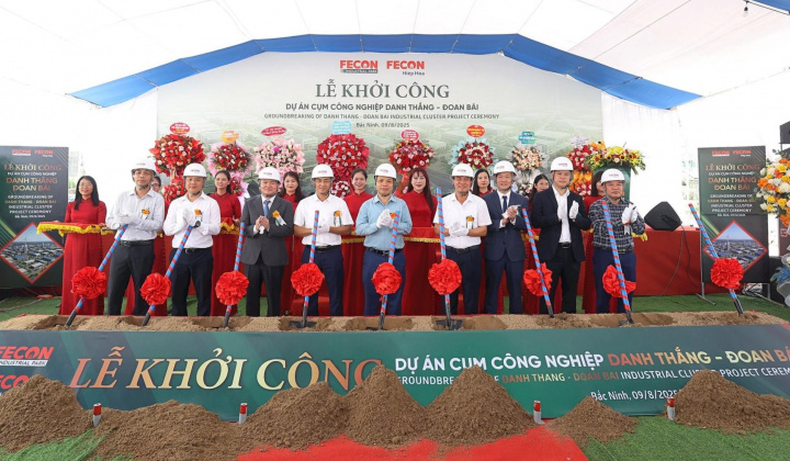 Tập đoàn FECON (FCN): Khởi công cụm công nghiệp nghìn tỷ đồng, xúc tiến loạt dự án “khủng”