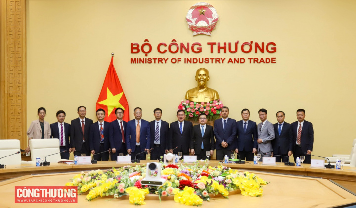 Thiết lập cơ chế tăng cường hợp tác giữa Bộ Công Thương và tỉnh An Huy (Trung Quốc) trong lĩnh vực công nghiệp