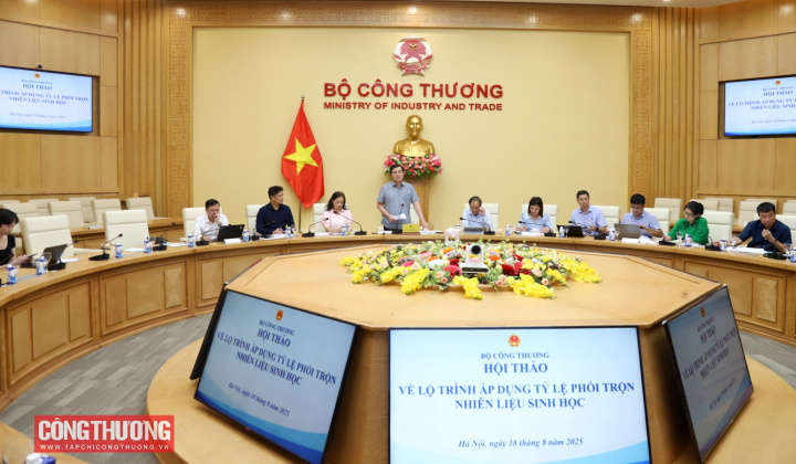 Bộ Công Thương lấy ý kiến về lộ trình áp dụng tỷ lệ phối trộn nhiên liệu sinh học