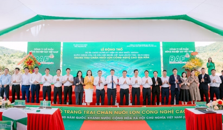 BAF Việt Nam (BAF) khởi công tổ hợp chăn nuôi hiện đại hàng đầu Việt Nam
