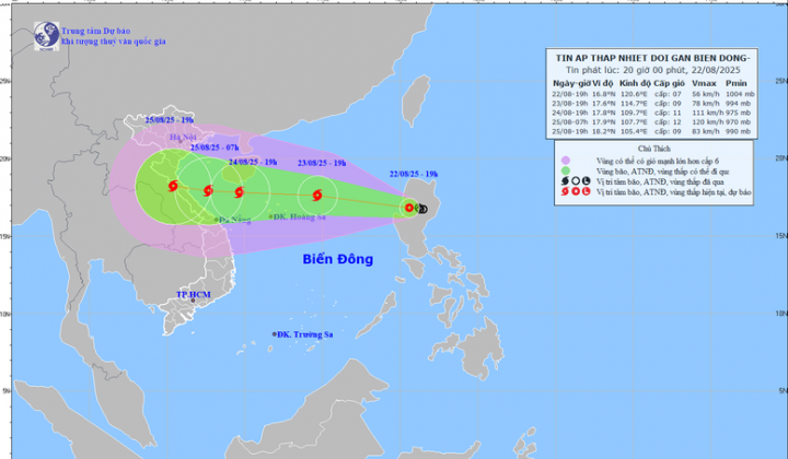 Thủ tướng chỉ đạo khẩn ứng phó áp thấp nhiệt đới có khả năng mạnh lên thành bão