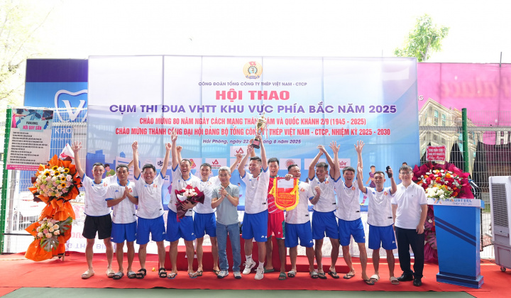 Công đoàn Tổng công ty Thép Việt Nam: Sôi nổi Hội thao Cụm thi đua Văn hóa - Thể thao khu vực phía Bắc 2025