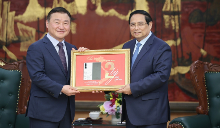 Cán mốc 2 tỷ điện thoại sản xuất tại Việt Nam, Samsung mở rộng mạng lưới nhà cung ứng