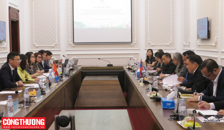 Bộ Công Thương Việt Nam - Lào trao đổi kinh nghiệm về công tác bảo vệ quyền lợi người tiêu dùng