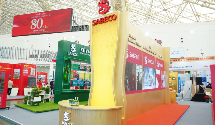 SABECO truyền cảm hứng với chặng đường 150 năm kế thừa và phát triển tại Triển lãm 80 năm thành tựu đất nước