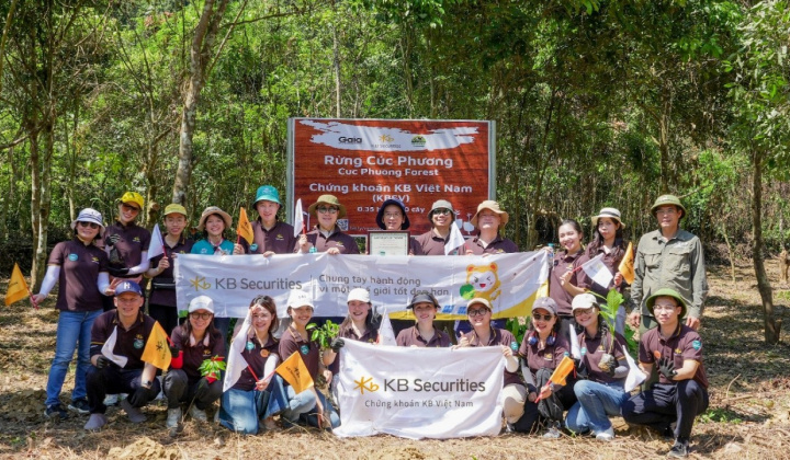 Chứng khoán KB Việt Nam (KBSV) và chiến dịch đầu tư vào tương lai xanh Việt Nam