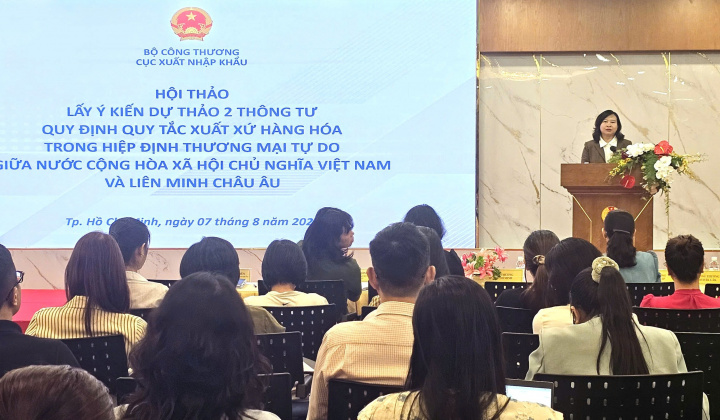 Bộ Công Thương lấy ý kiến góp ý Dự thảo 2 Thông tư về Quy tắc xuất xứ hàng hóa trong Hiệp định EVFTA