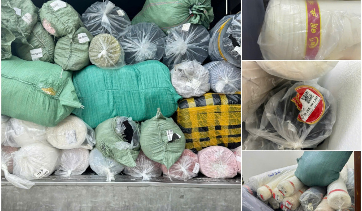 Hà Nội: Phát hiện xe tải chở hàng không rõ nguồn gốc trên quốc lộ 1B