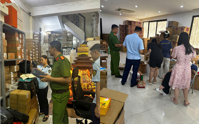 Hà Nội: Xử phạt hơn 327 triệu đồng nhiều cơ sở buôn bán hàng lậu, hàng giả mạo nhãn hiệu