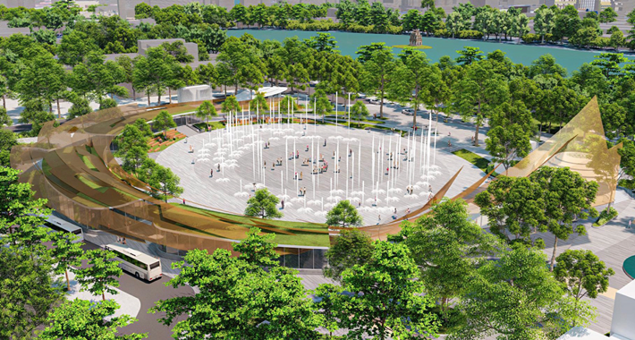 Khởi công xây dựng quảng trường phía đông Hồ Gươm trước 10/10