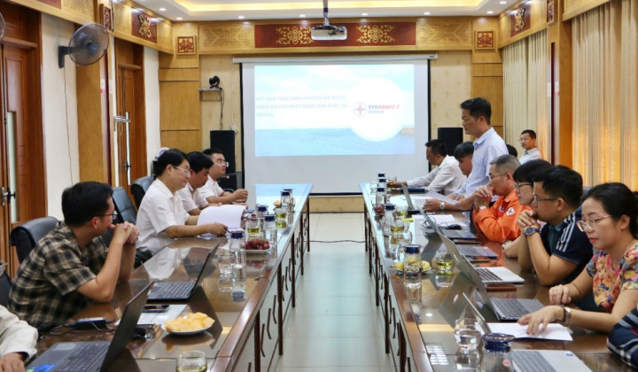 EVNGENCO2: Kiểm tra công tác vận hành các tổ máy và tình hình sản xuất kinh doanh tại Nhà máy Thủy điện Trung Sơn