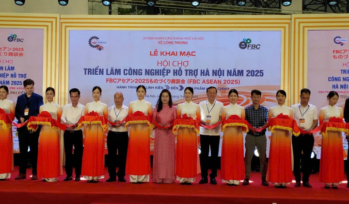 Hà Nội khai mạc Hội chợ triển lãm Công nghiệp hỗ trợ năm 2025
