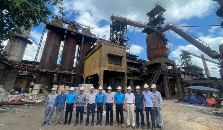 Công đoàn Công Thương Việt Nam, Công đoàn Tổng công ty Thép Việt Nam trao quà động viên CBCNV Gang Thép Thái Nguyên tham gia sửa chữa Lò cao số 2