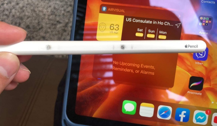 Khuyến nghị trước hiện tượng iPad Pro (M4) và Apple Pencil Pro bị phản ánh đổi màu