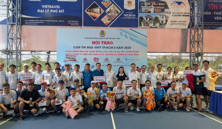 Công đoàn Tổng công ty Thép Việt Nam tổ chức thành công Cụm thi đua VHTT khu vực TP.HCM 2 năm 2025