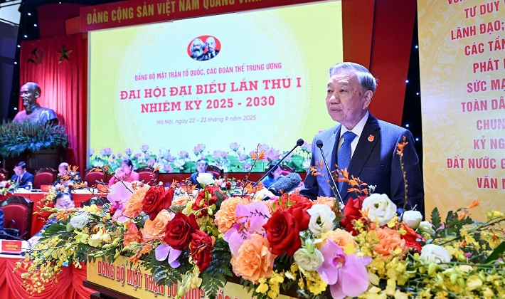 Phát biểu của Tổng Bí thư Tô Lâm tại Đại hội đại biểu Mặt trận Tổ quốc Việt Nam lần thứ nhất, nhiệm kỳ 2025–2030