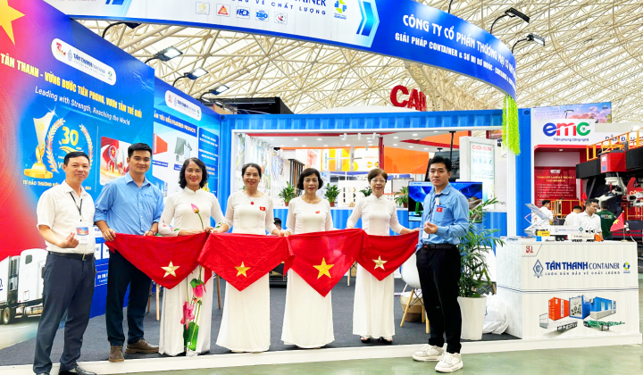 Tân Thanh Container khẳng định vị thế thương hiệu Việt tại Triển lãm thành tựu quốc gia A80