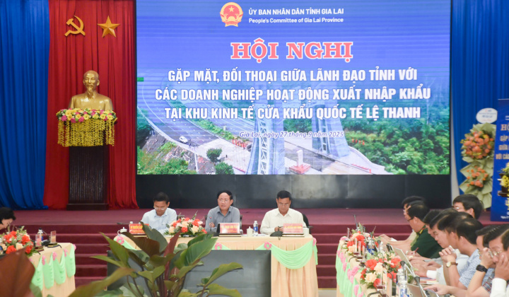 Gia Lai: Tạo điều kiện thuận lợi cho doanh nghiệp, thúc đẩy Khu kinh tế cửa khẩu Lệ Thanh phát triển bền vững