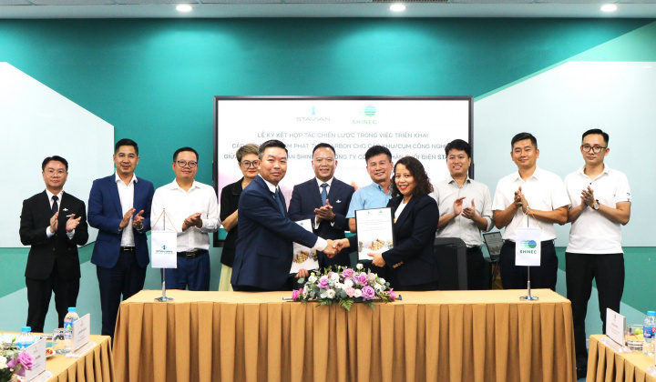 Stavian ED và Shinec hợp tác chiến lược giảm phát thải cho khu công nghiệp