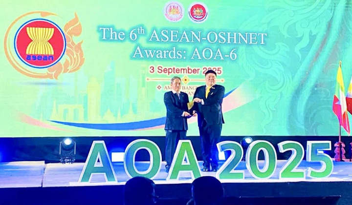 Petrolimex nhận Giải thưởng ASEAN-OSHNET về An toàn, Vệ sinh lao động