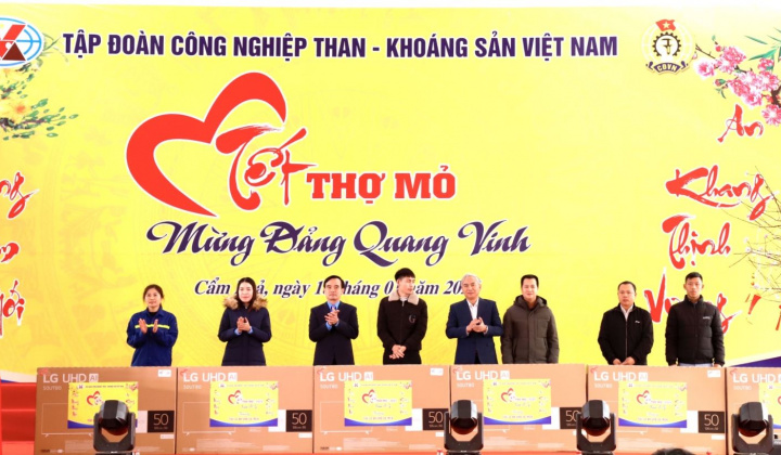 Công ty Than Thống Nhất - TKV tổ chức chương trình Tết Thợ Mỏ năm 2026