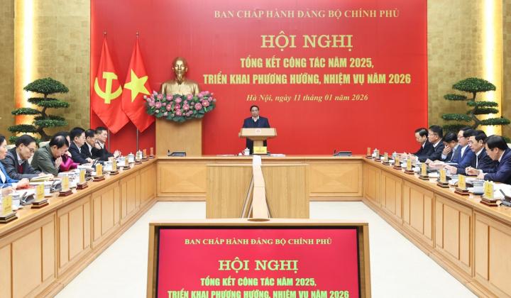 Đảng ủy Chính phủ tổng kết công tác năm 2025, triển khai nhiệm vụ năm 2026