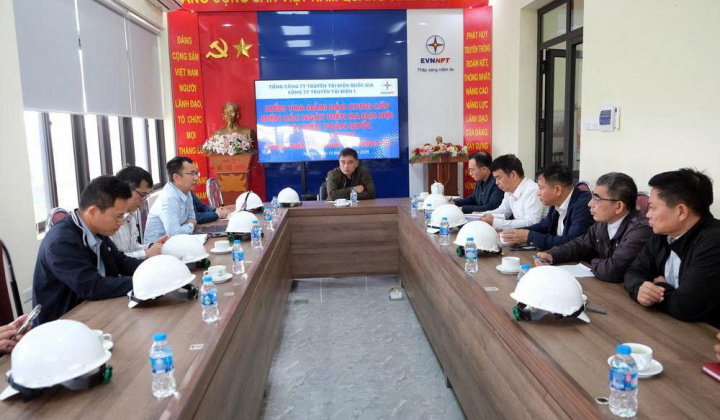 PTC1 kiểm tra, siết chặt công tác đảm bảo cấp điện phục vụ Đại hội Đảng toàn quốc lần thứ XIV tại Hà Nội