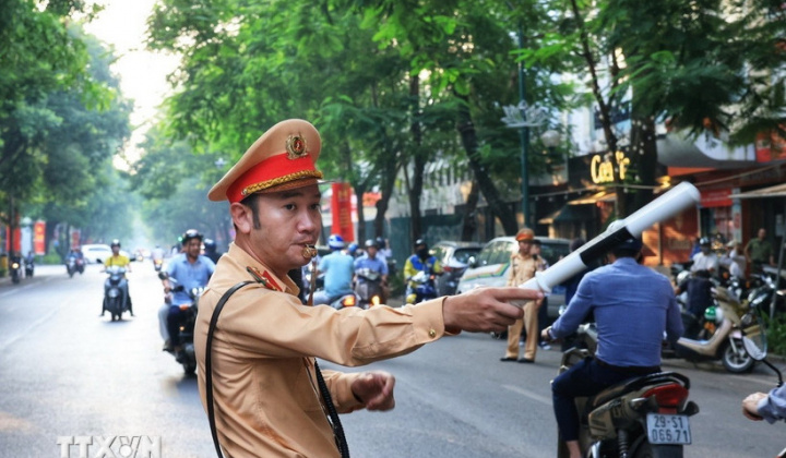 Hà Nội phân luồng giao thông phục vụ Đại hội XIV của Đảng
