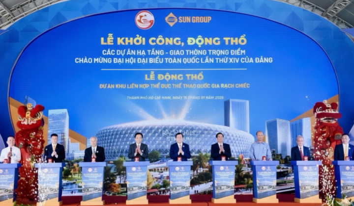 TP. Hồ Chí Minh khởi công, động thổ 4 công trình trọng điểm chào mừng Đại hội XIV của Đảng