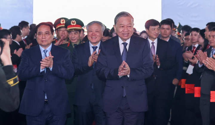 Tổng Bí thư, Thủ tướng Chính phủ dự lễ khởi công nhà máy chế tạo chip bán dẫn đầu tiên tại Việt Nam