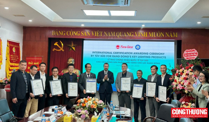 Rạng Đông - doanh nghiệp Việt Nam duy nhất đạt chứng nhận CB quốc tế cho bộ nguồn LED
