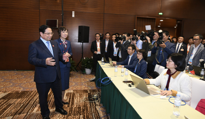 Thủ tướng: Báo chí cần tập trung thông tin về những nội dung chính, những điểm mới của Đại hội XIV của Đảng