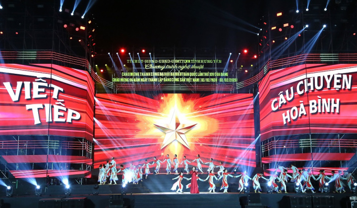 Hưng Yên: Rực rỡ sắc màu chương trình nghệ thuật “Một niềm tin son sắt”